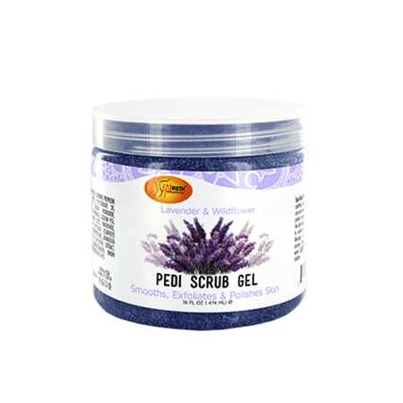Spa Redi Pedi Scrub Gel - Lavender & Wildflower, 16 oz
