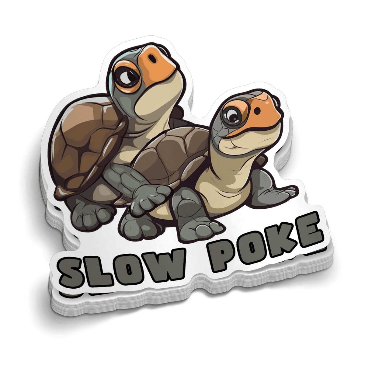 Slow Poke - Hard Hat Decal