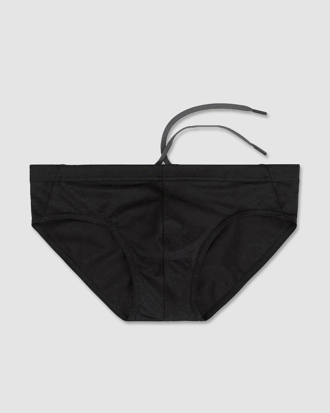 Solid Black Swim Brief