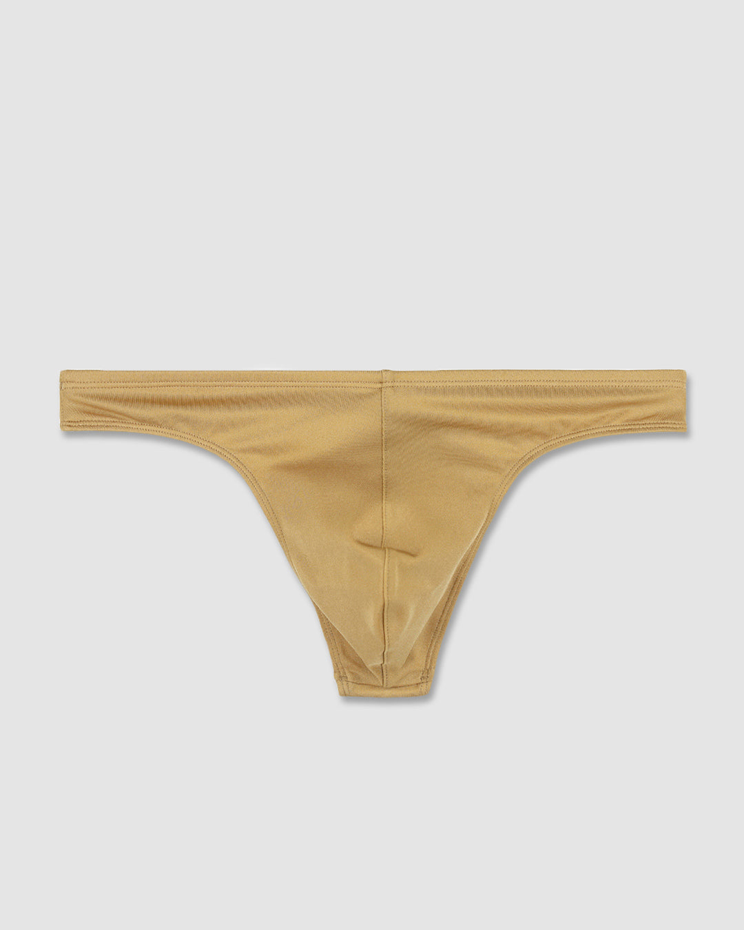 Solid Champagne Nude Swim Thong