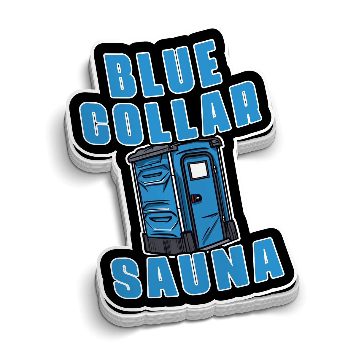Blue Collar Suana - Hard Hat Decal