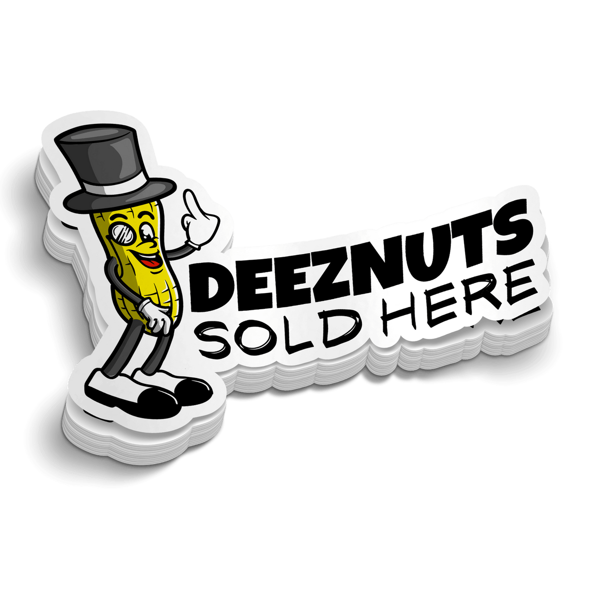 DeezNuts Sold Here Hard Hat Decal