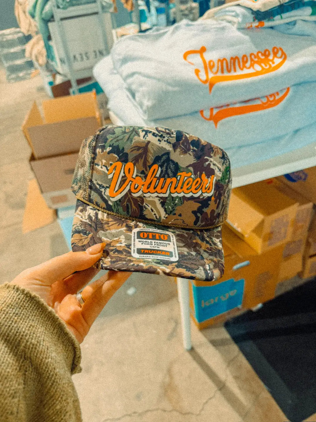 TN Volunteers Script Game Day Trucker Hat