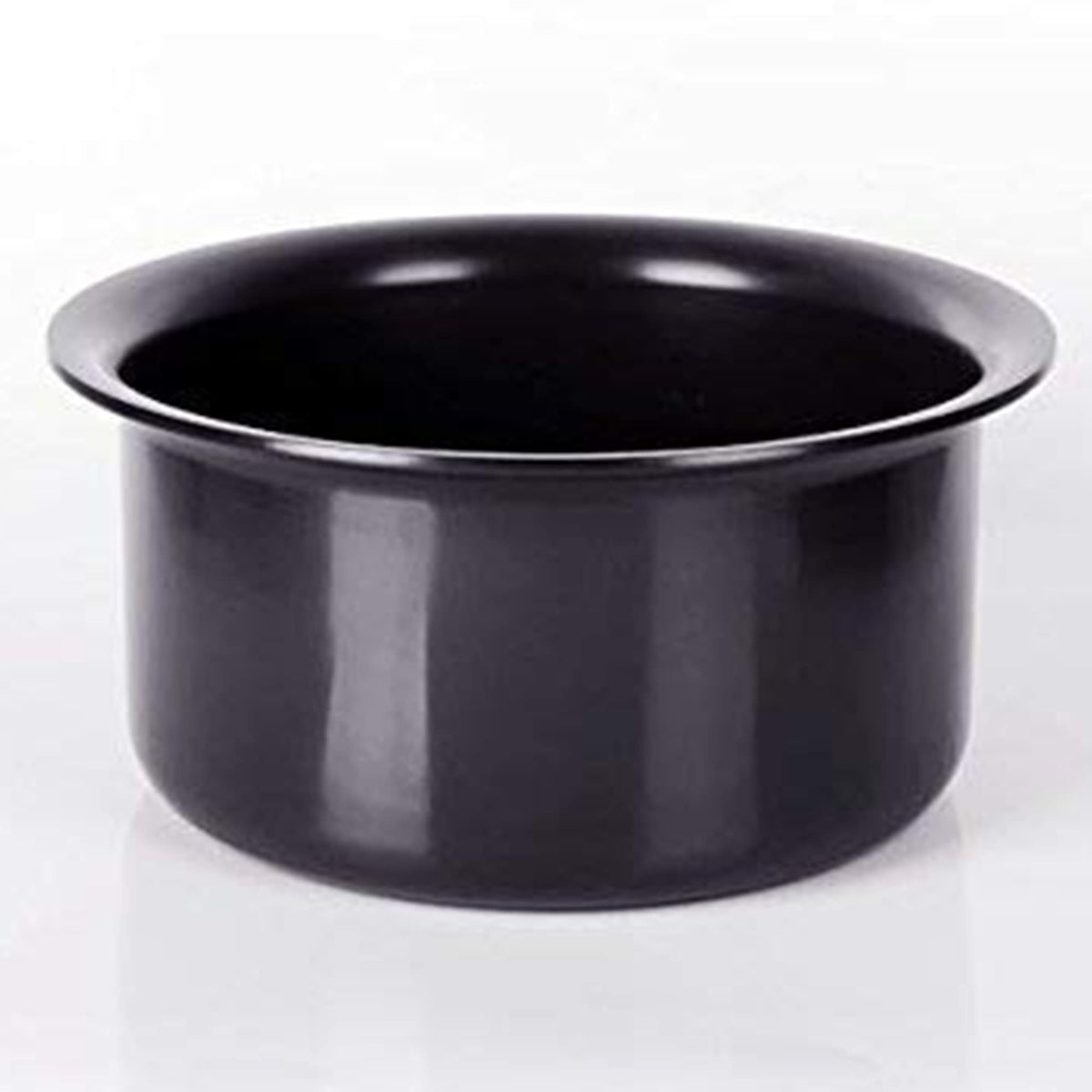 Sumeet Aluminum 3 mm Tope, No. 10, 0.9 Liters, Hard Anodized, Black, Nonstick