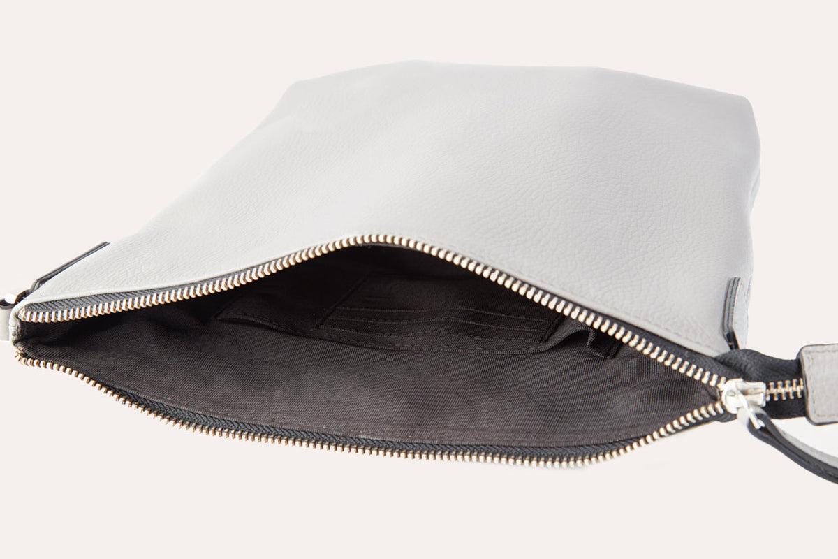 Pebble Leather Crossbody with Card Slots