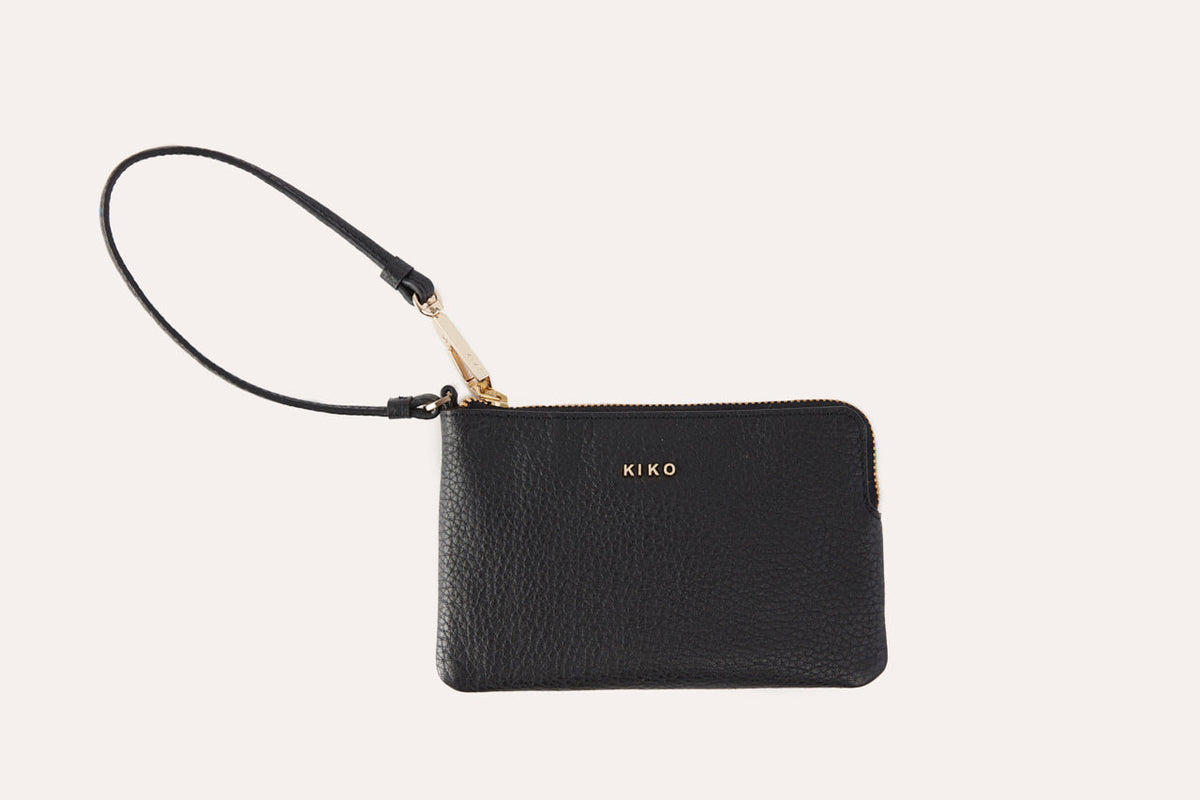 Small Pebble Leather Wristlet