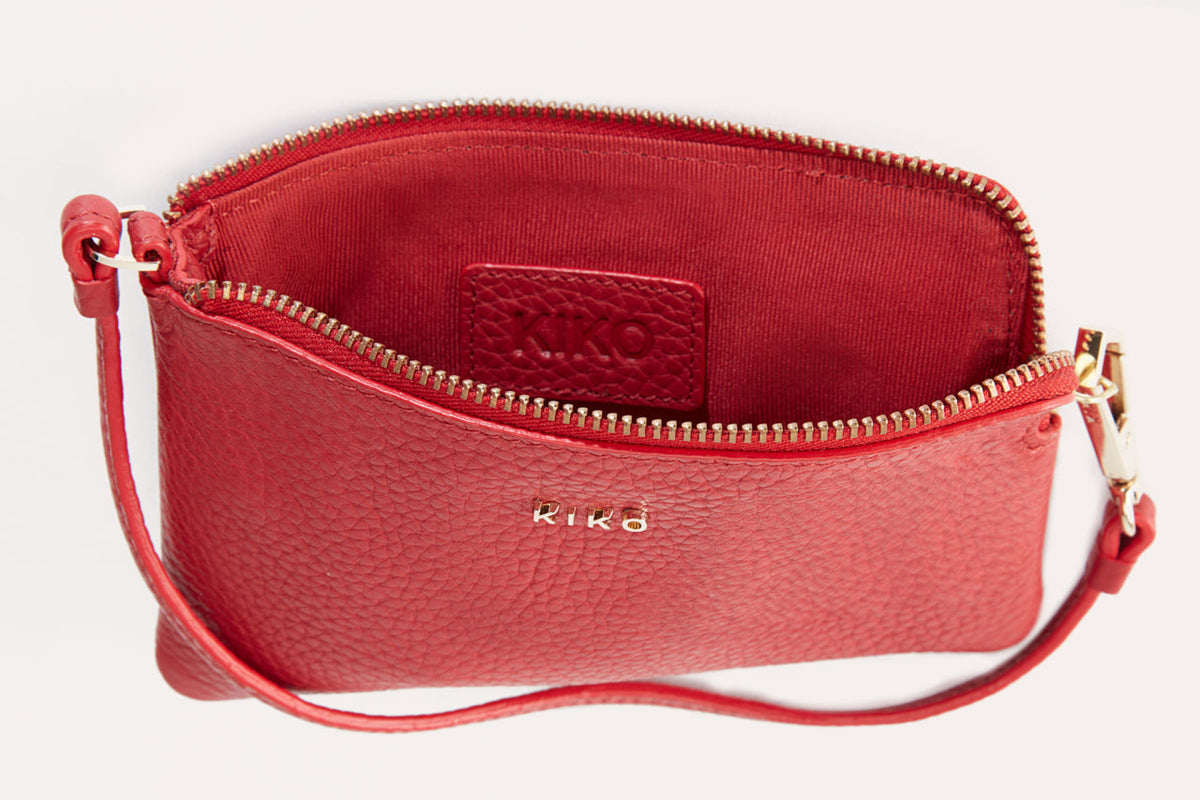 Small Pebble Leather Wristlet