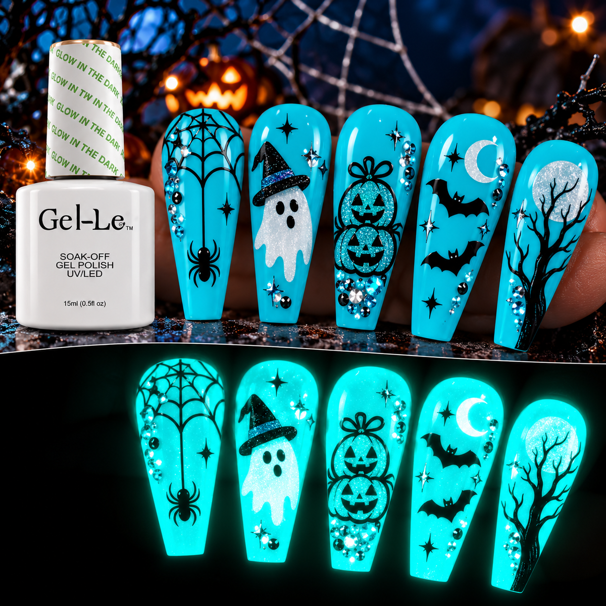 Gel-Le - Glow In The Dark Gel - GL03 Tempo Teal