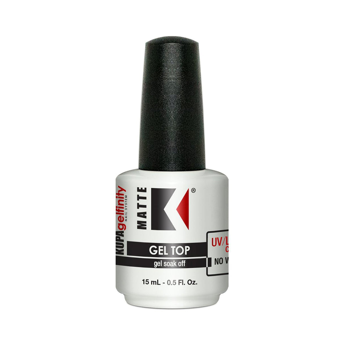 Kupa - GelFinity - Gel Topcoat Matte Finish, 0.5 oz