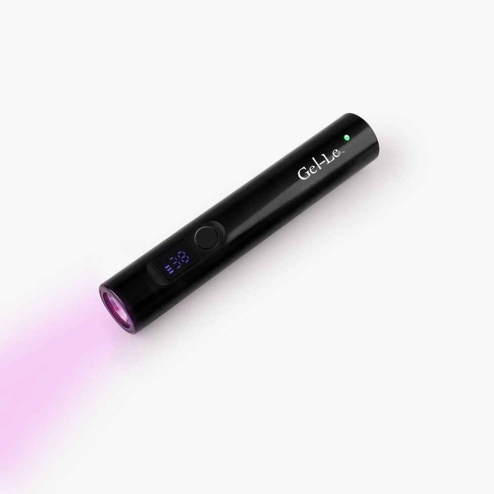 Gel-Le - Flash Cure Portable & Rechargeable Touch LED Lamp (Black)