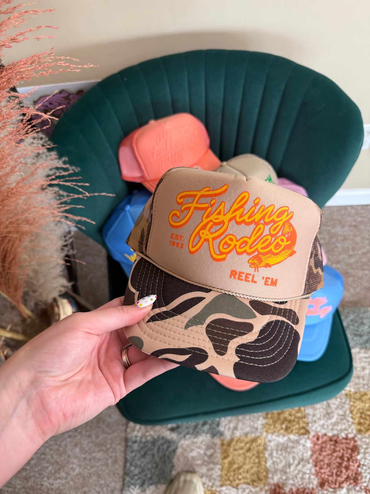 Underground OG: Fishing Rodeo Country Western Trucker Hat