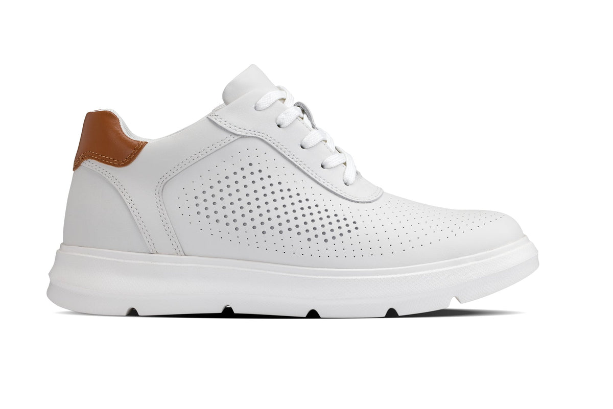 CALTO J1581 2.6-Inch Taller White Lightweight Casual Walkers