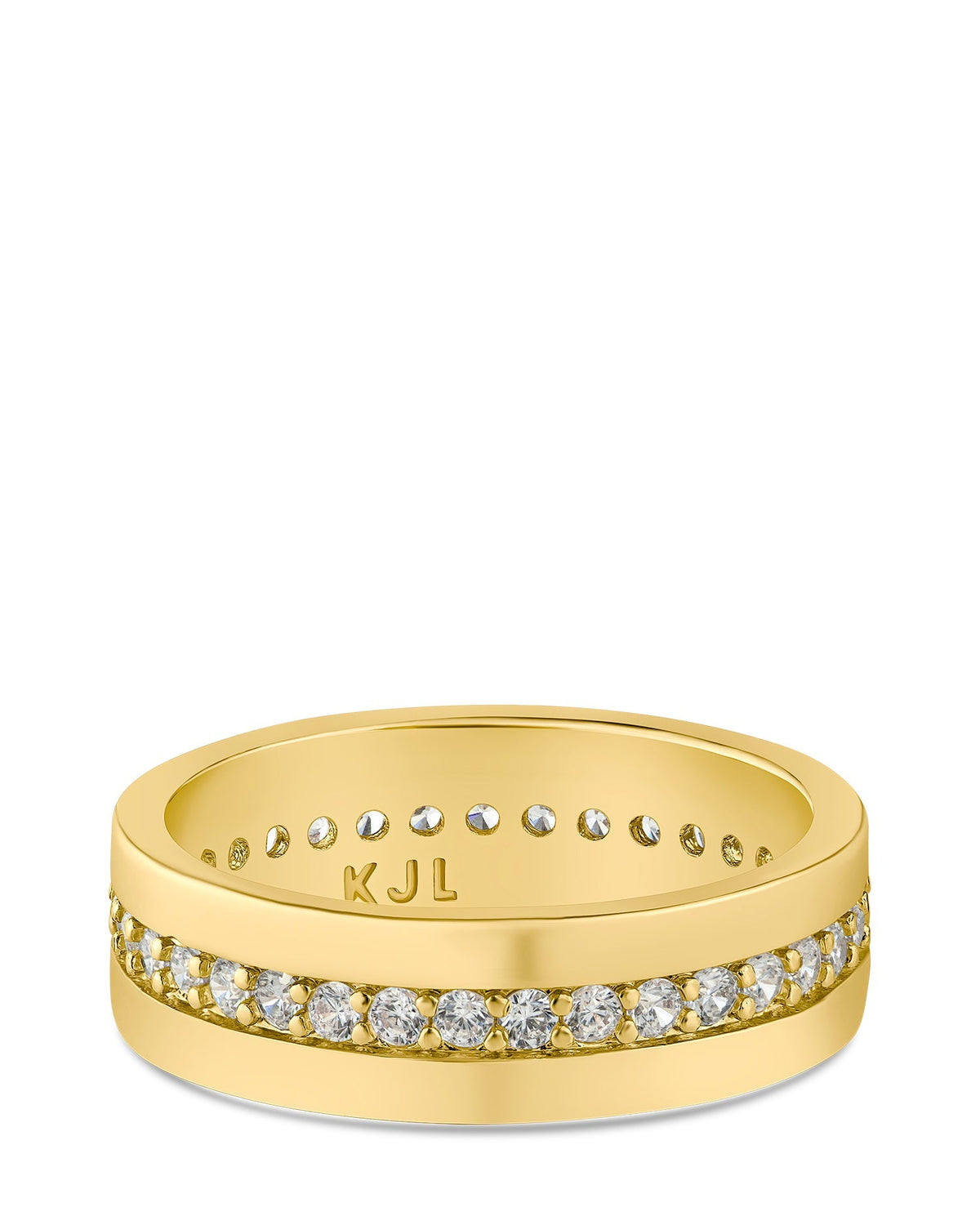 Pavé CZ Inlay Ring