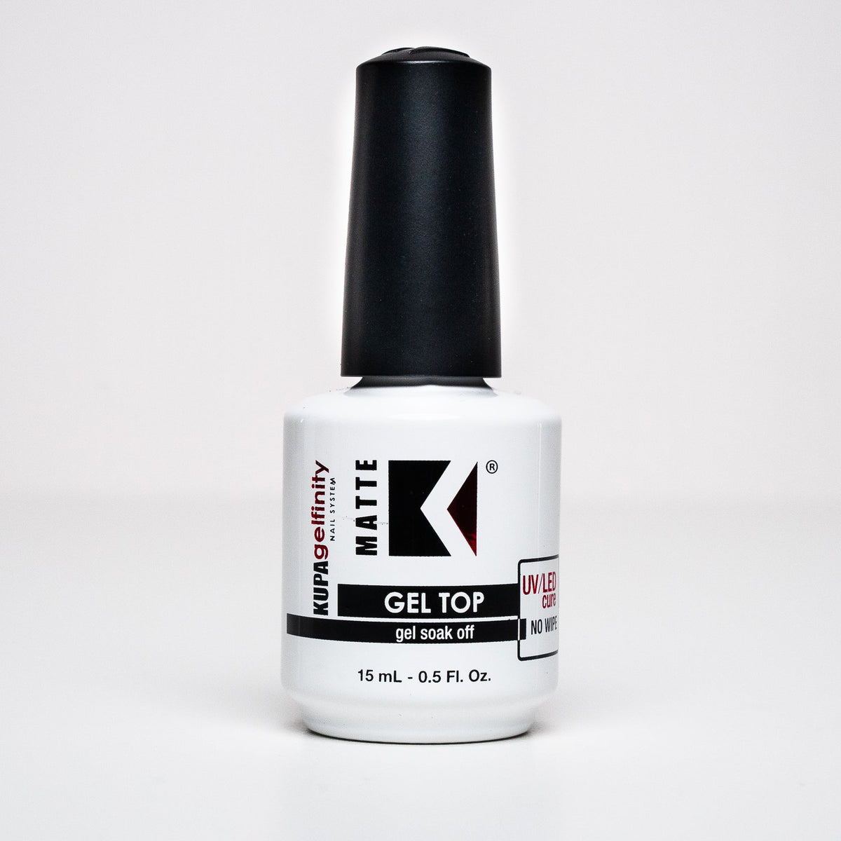 Kupa - GelFinity - Gel Topcoat Matte Finish, 0.5 oz