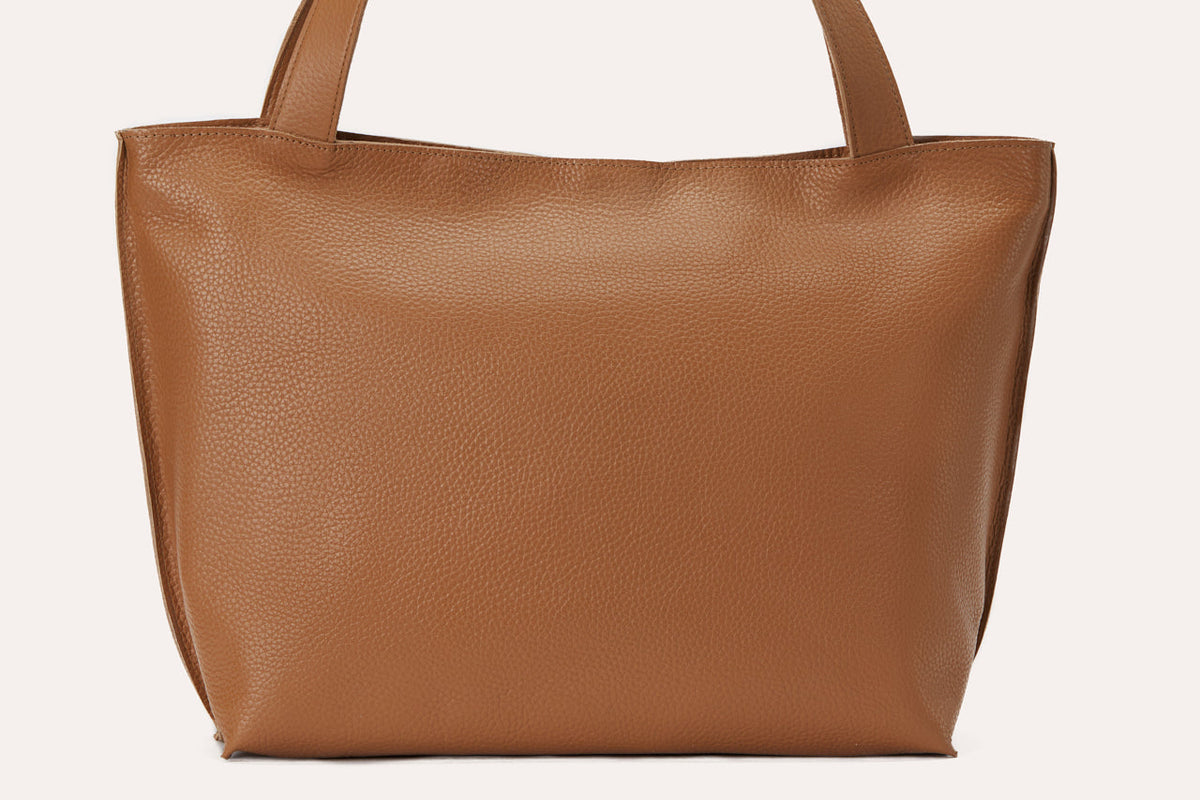 On the Go Leather Tote