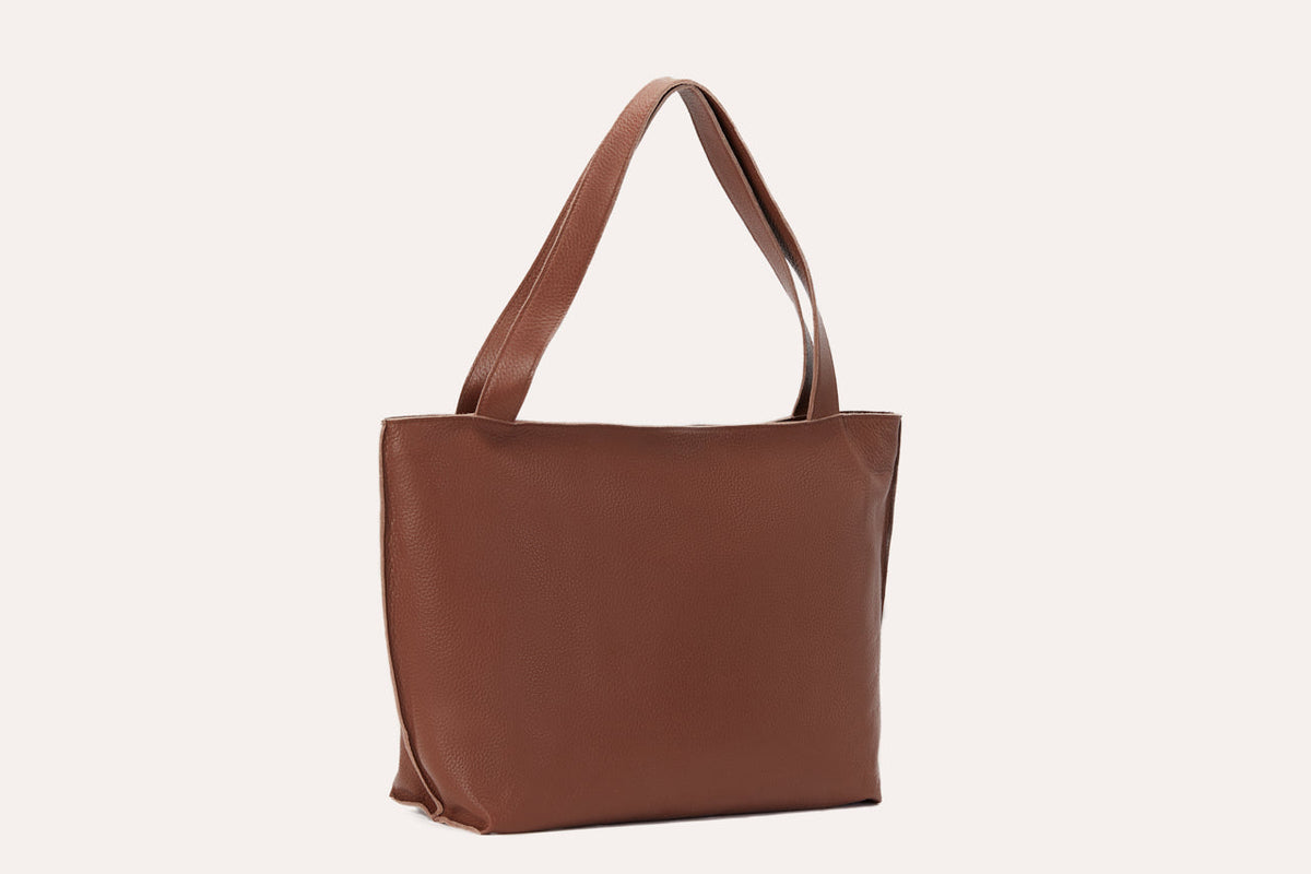 On the Go Leather Tote