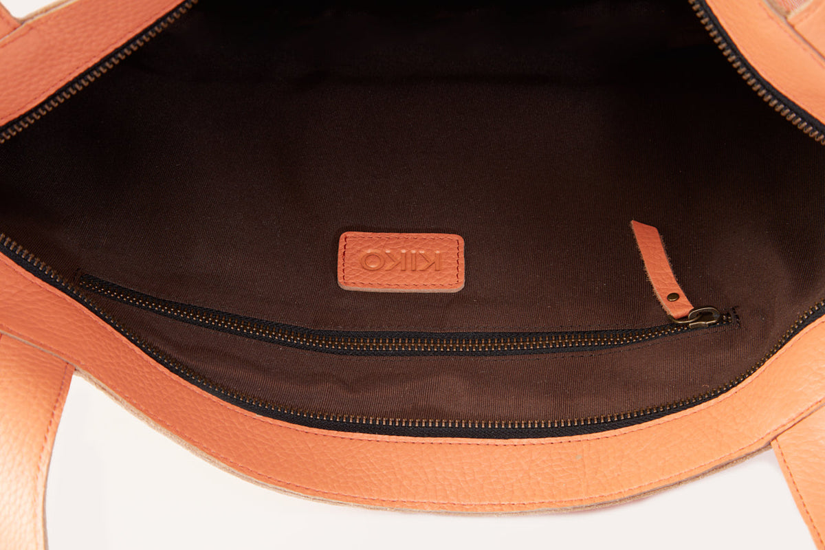 On the Go Leather Tote