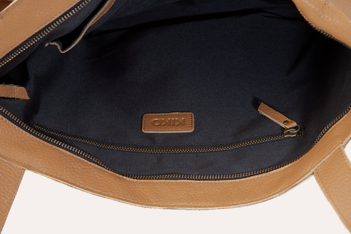 On the Go Leather Tote
