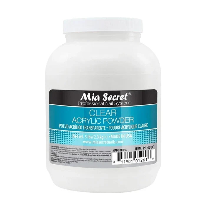 Mia Secret - Acrylic Powder - Clear, 4 oz
