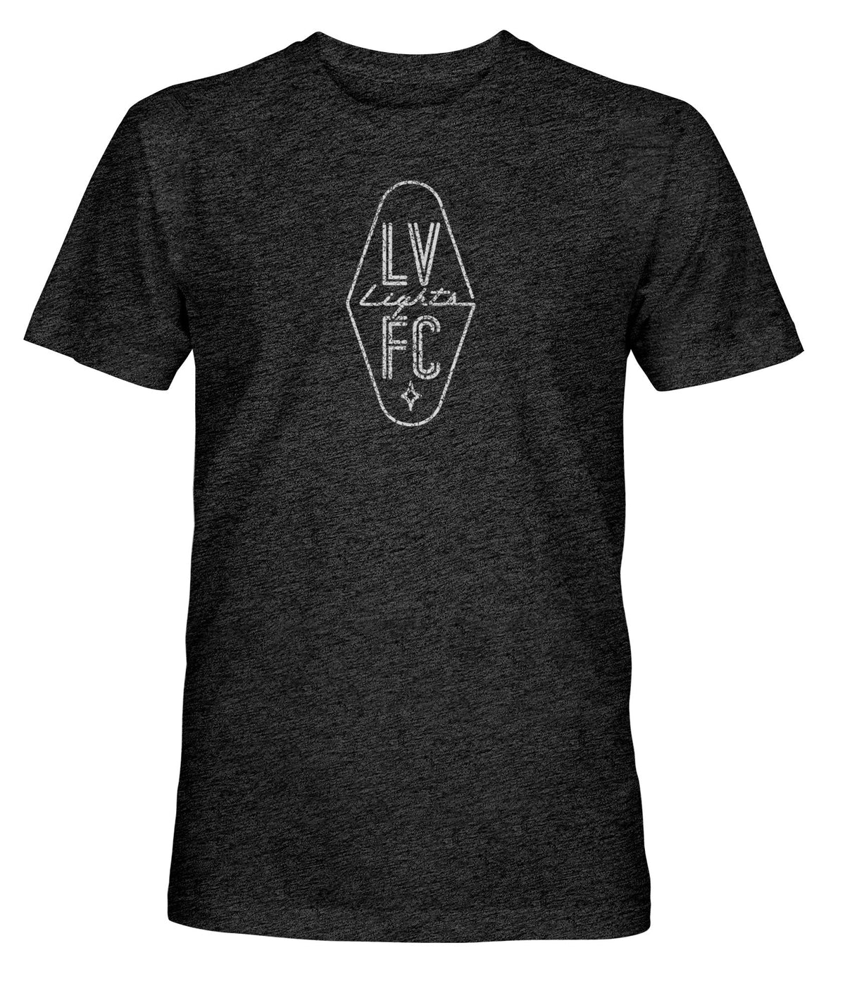 Las Vegas Lights FC Mono Badge Vintage Triblend T-Shirt - Black