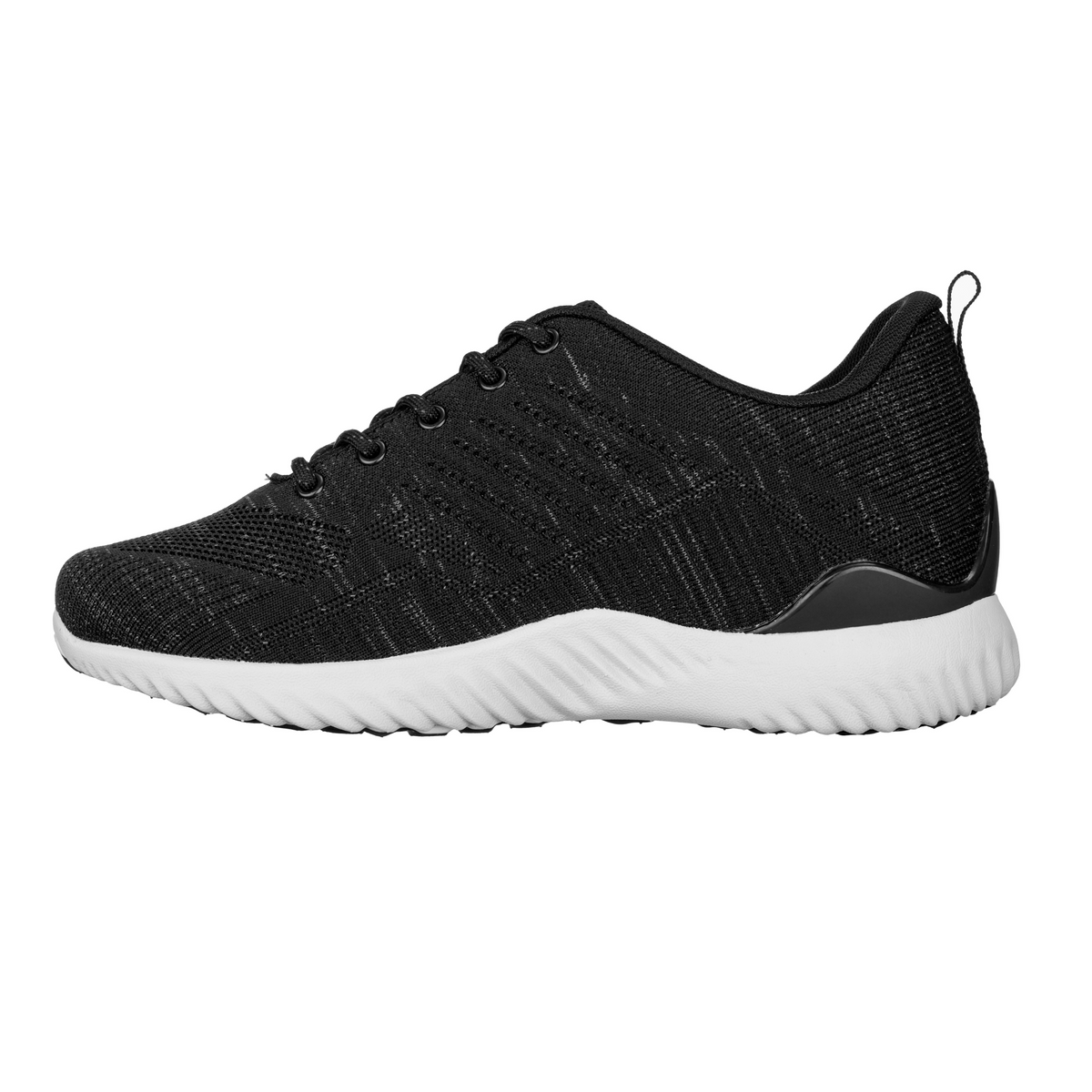 CALTO Q212 Men's Elevator Sneakers – 2.4 Inches Taller (Black/Grey) – Ultra Lightweight