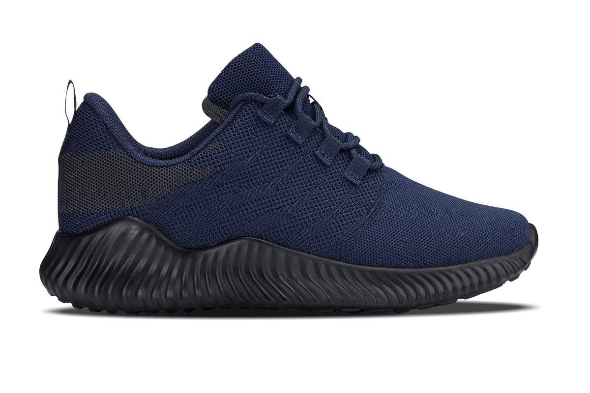 CALTO Q217 Men's Elevator Sneakers – 2.4 Inches Taller (Navy/Grey) – Ultra Lightweight