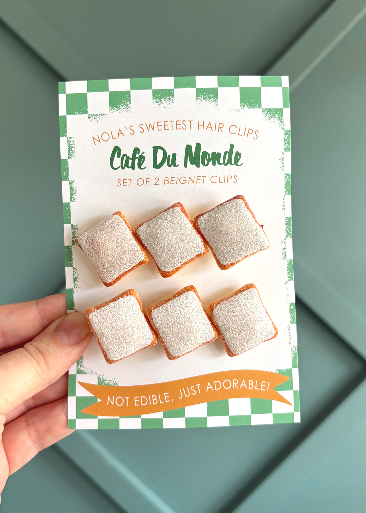 Beignet Hair Clips, Set of Two