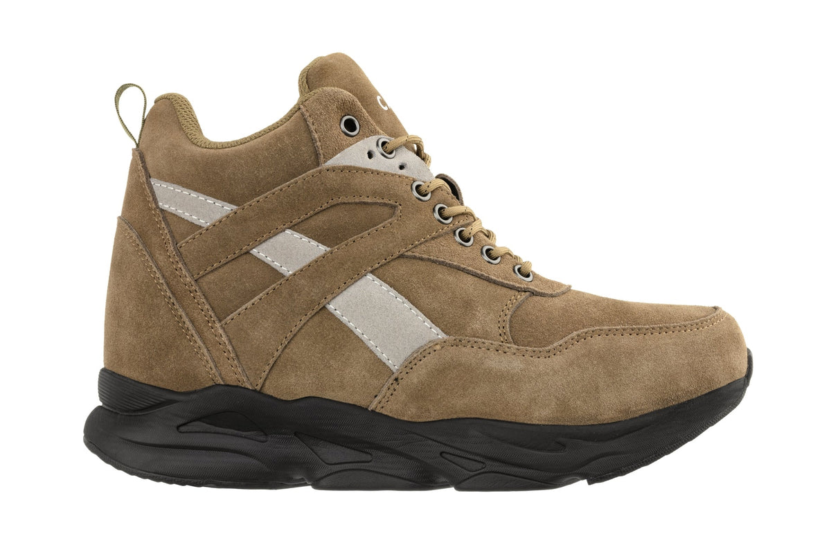 CALTO S33596 4-Inch Taller Olive Green Sneakers