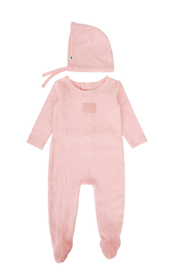 Pointelle Footie - Pointelle Cotton