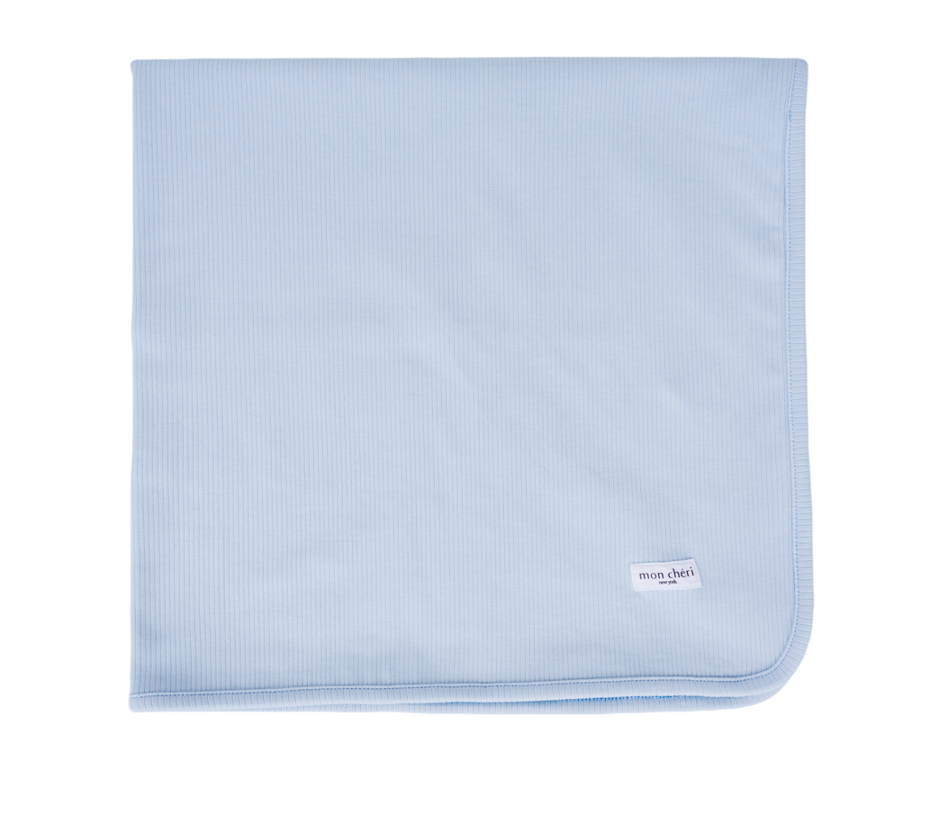 Embroidered M Footie - Ribbed Cotton