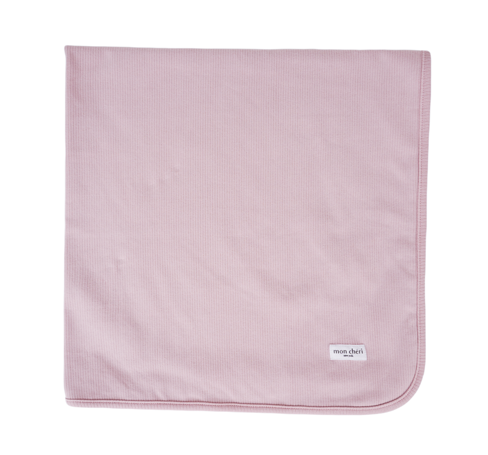 Embroidered M Footie - Ribbed Cotton