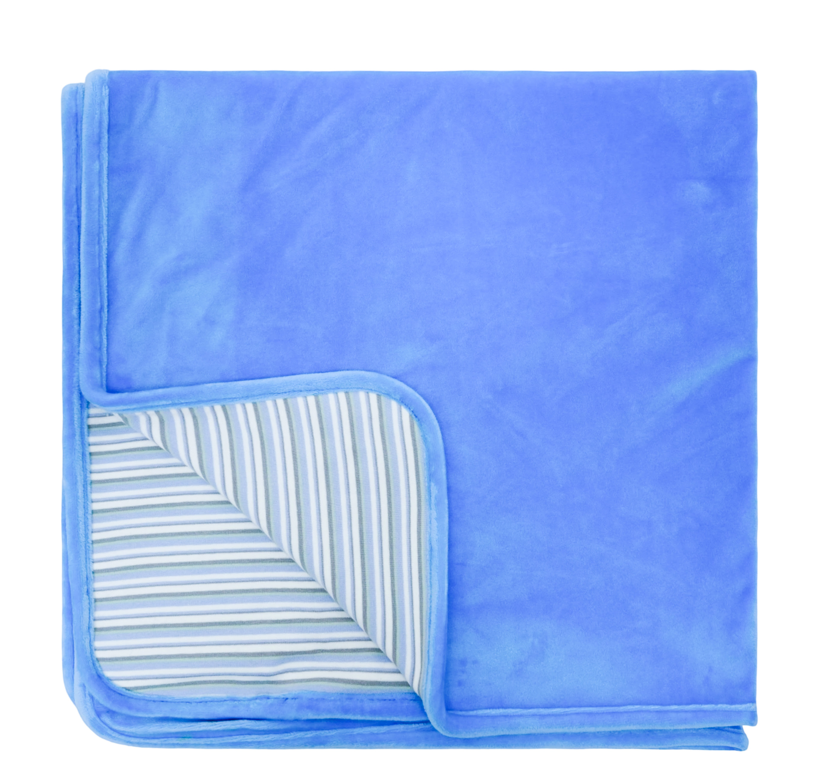 Striped Cuff Footie - Velour