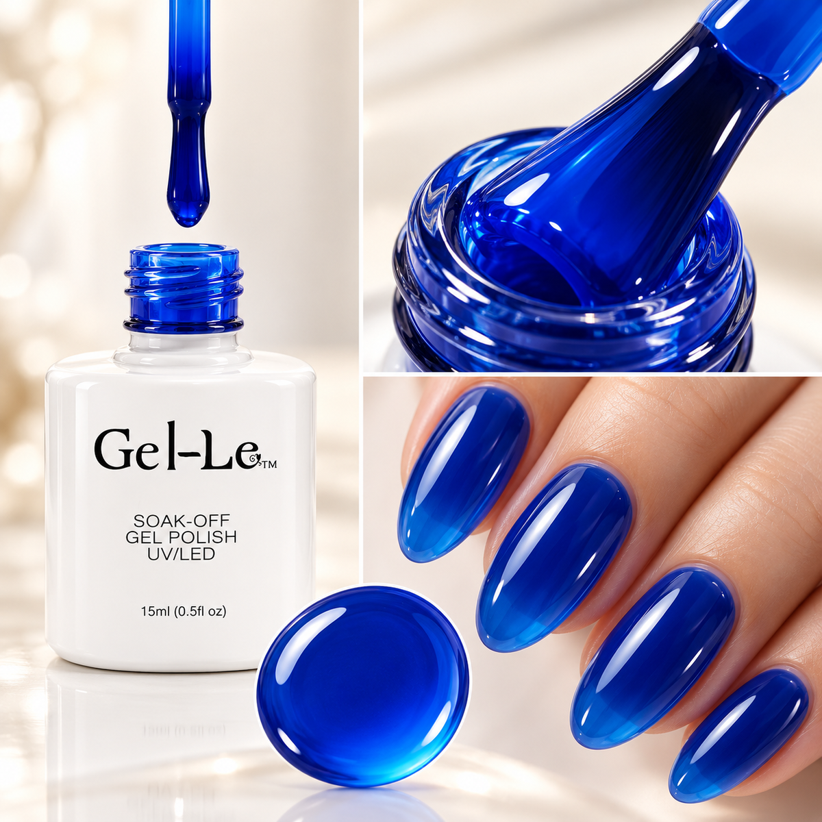 Gel-Le Blue My Mind (Translucent Gel) T01