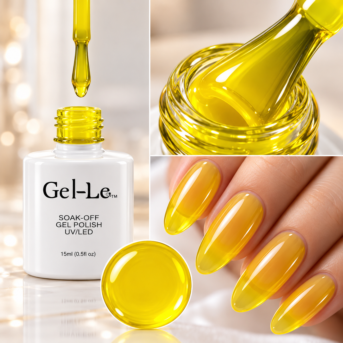Gel-Le Yellow GoGo (Translucent Gel) T04
