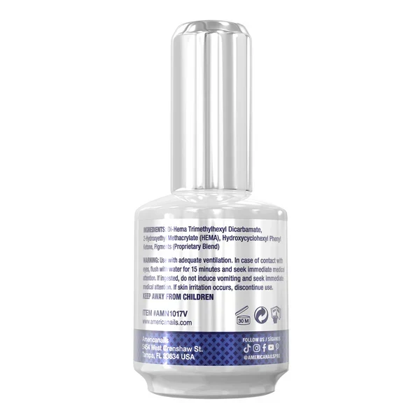 AmericaNails - No-Cleanse Gel Polish Top Coat, Velvet Finish, 0.5 oz