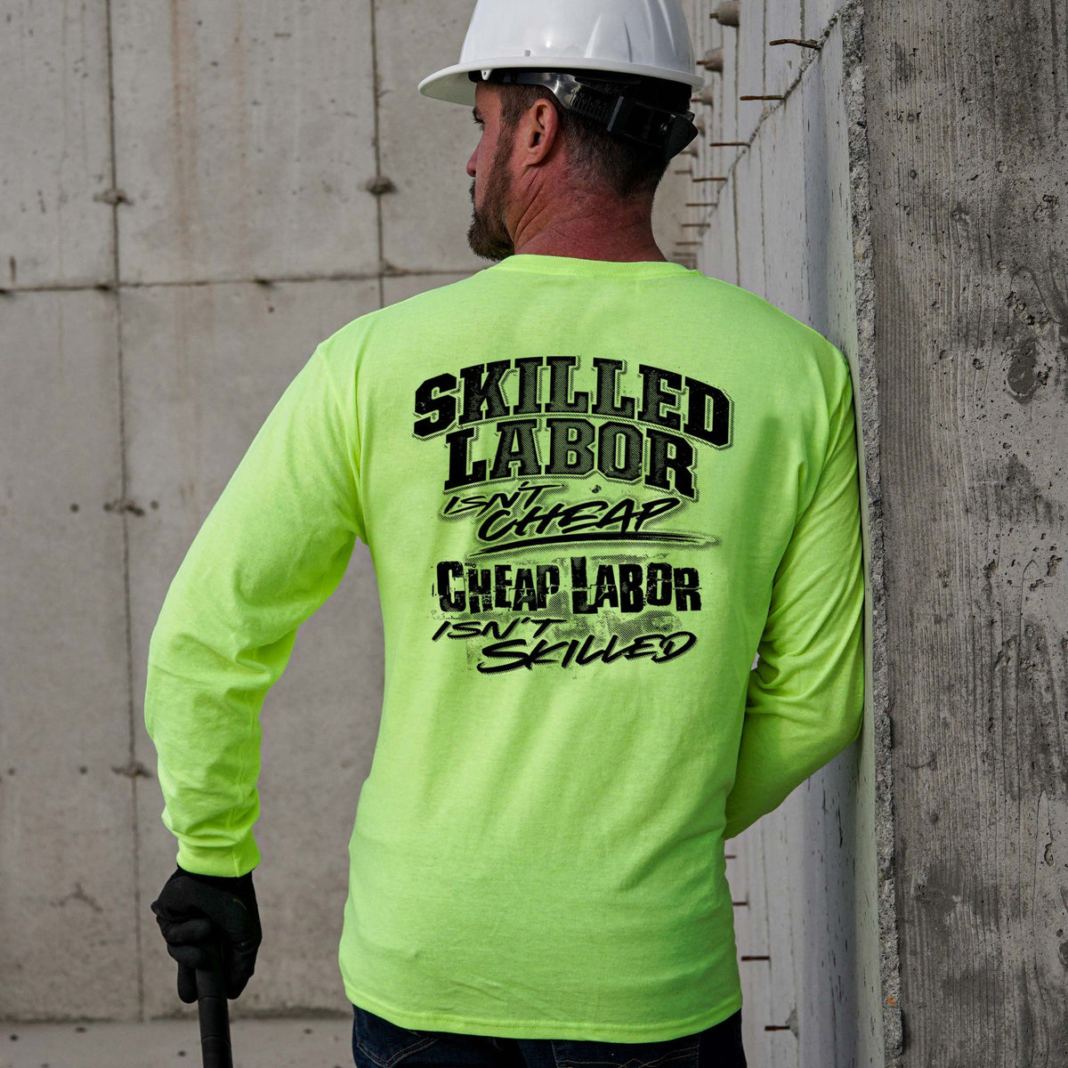 Skilled Labor Long-Sleeve Hi-Vis T-Shirt