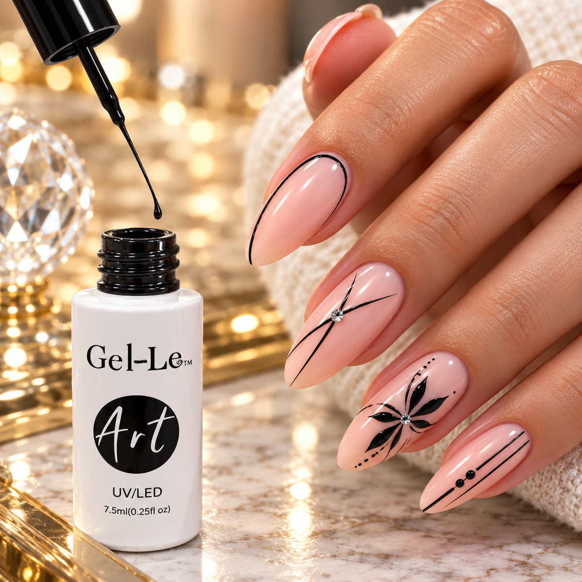 Gel-Le - A02 Black (Gel Art)