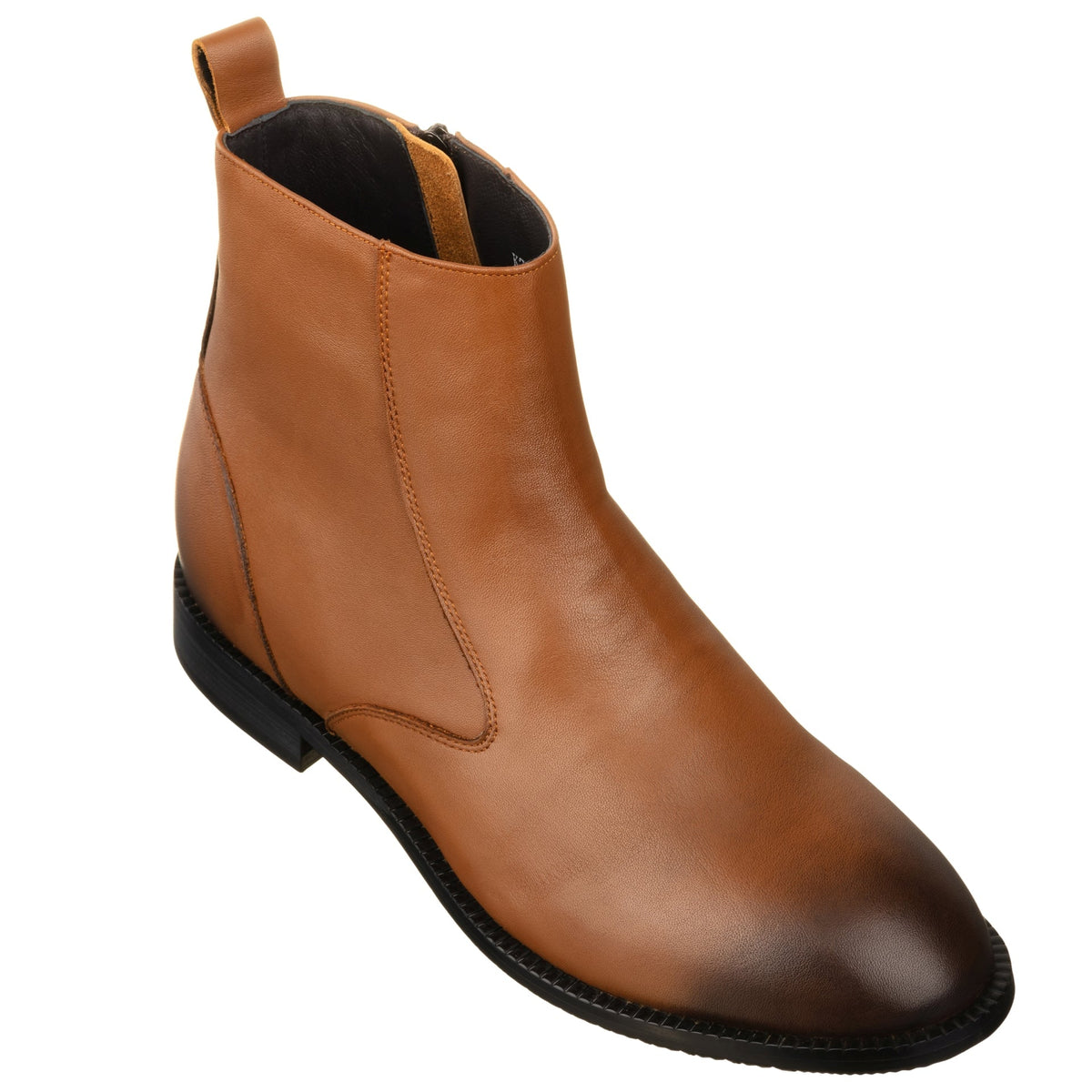 TOTO K33094 Zipper Boot – 2.6 Inch Height Increase (Light Brown)