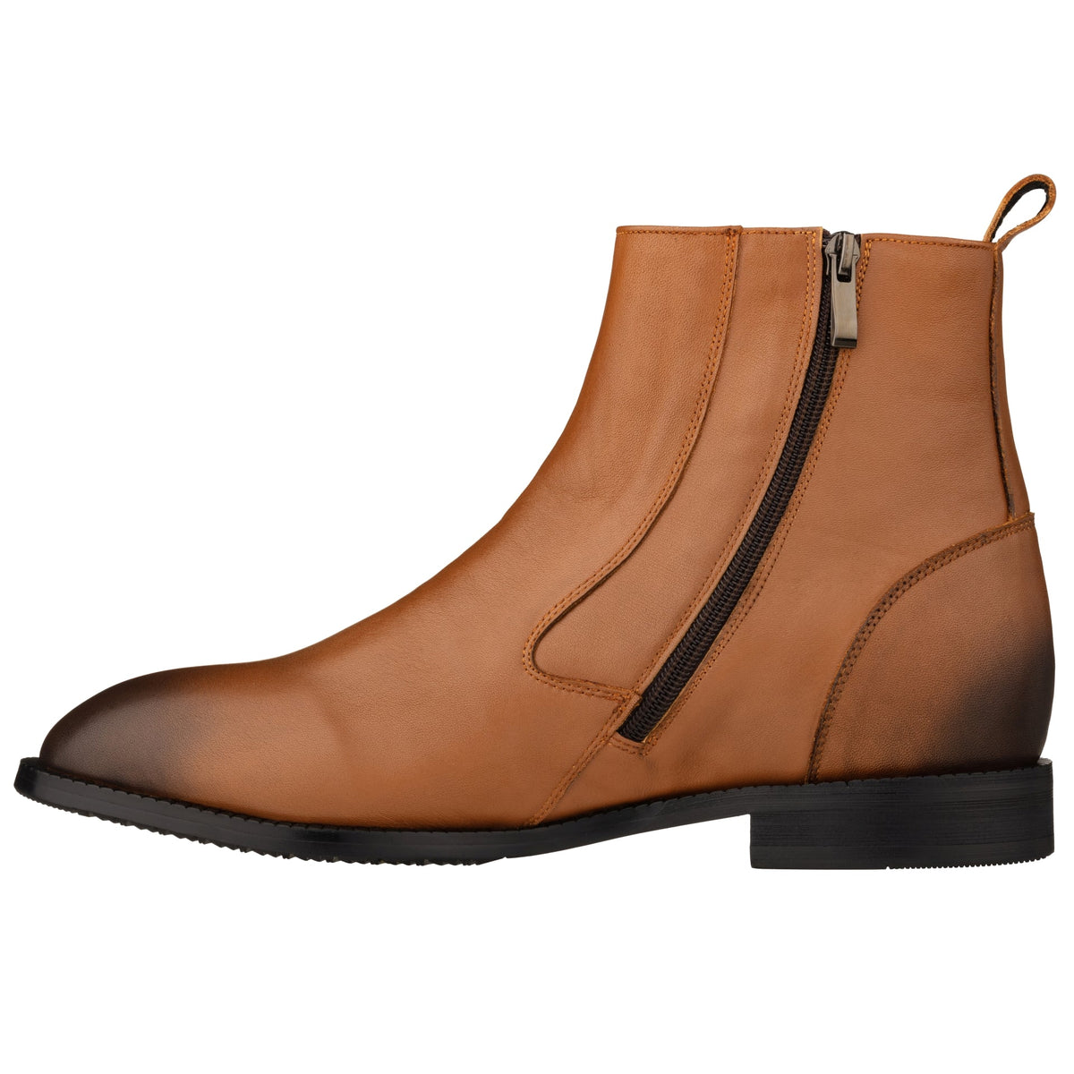 TOTO K33094 Zipper Boot – 2.6 Inch Height Increase (Light Brown)