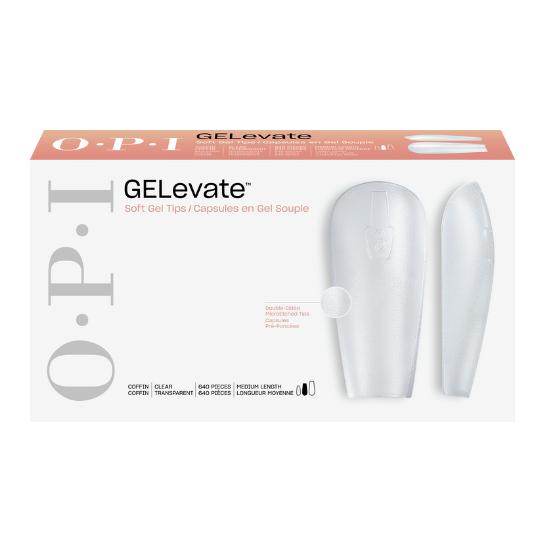OPI - GELevate - Soft Gel Tips 640pc - Coffin