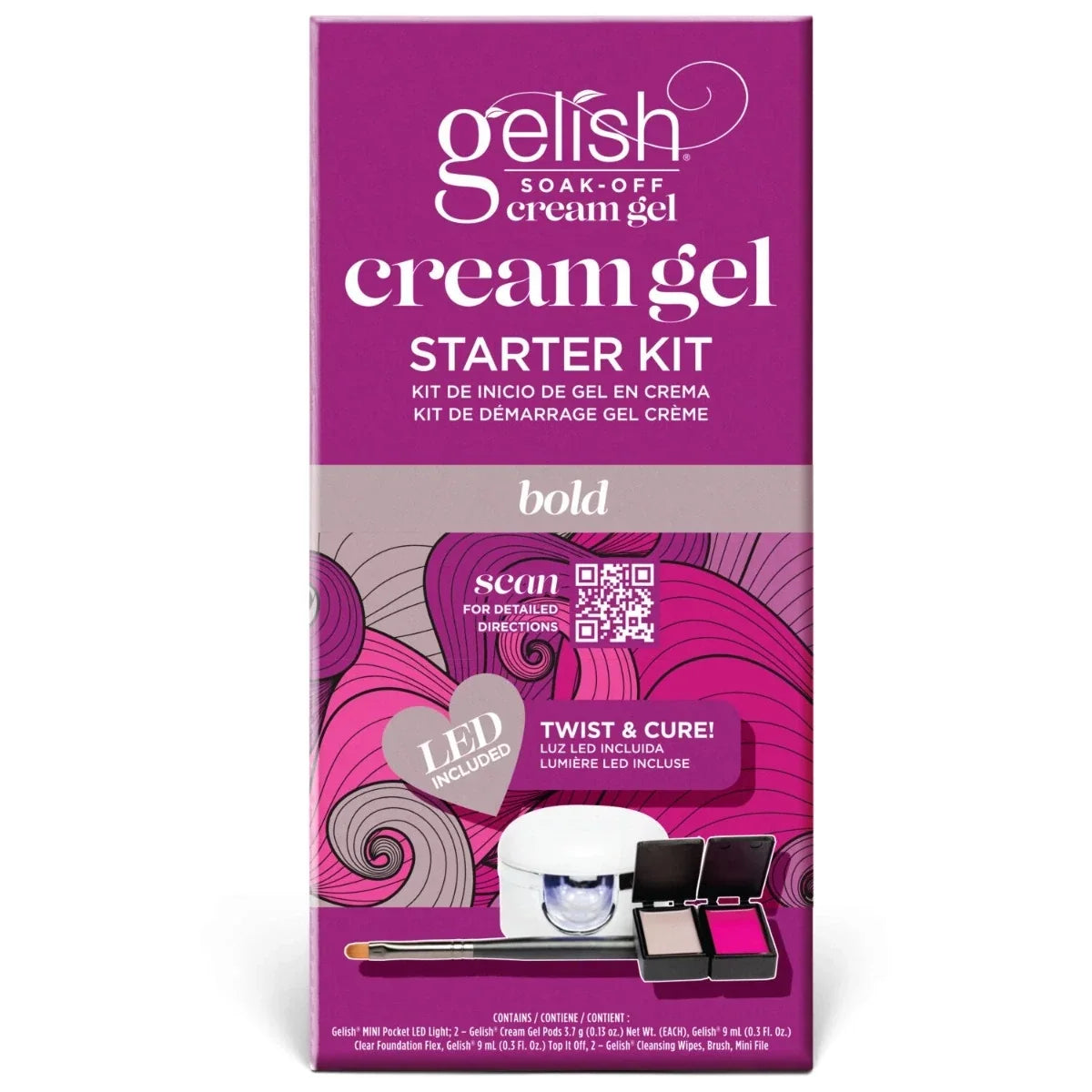 Gelish Cream Gels Bold Starter Kit