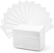 Gel-Le Disposable Poly-Back Manicure Towels, 125 pcs (White)
