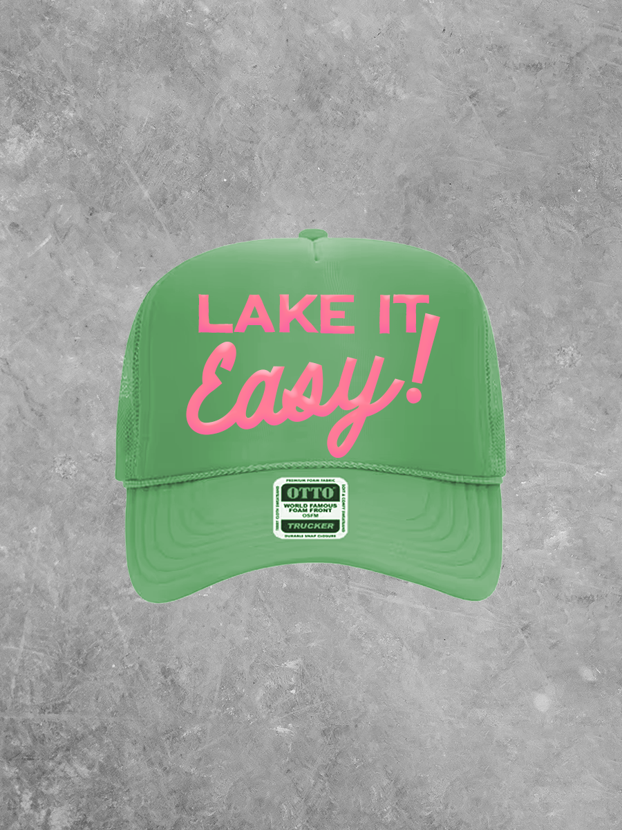 Underground OG: Lake It Easy, Pink Puff Summer Trucker Hat