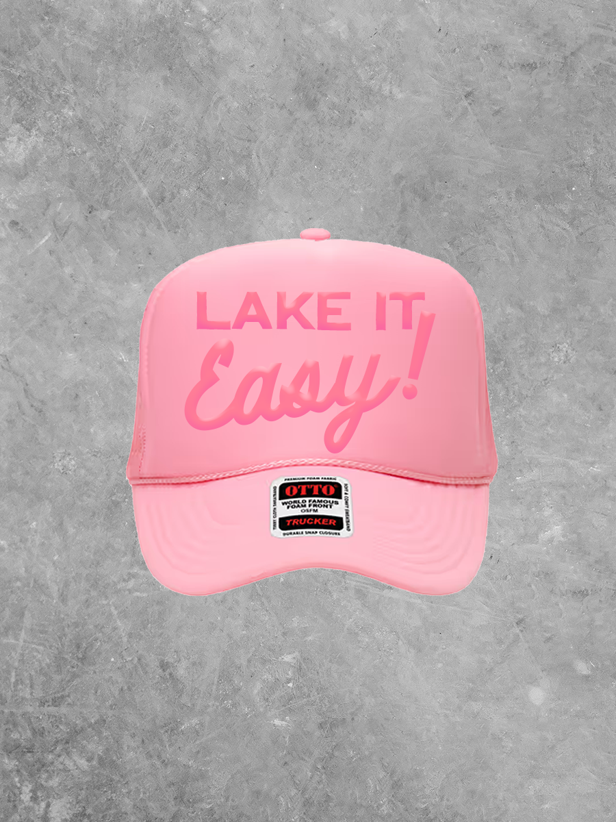 Underground OG: Lake It Easy, Pink Puff Summer Trucker Hat