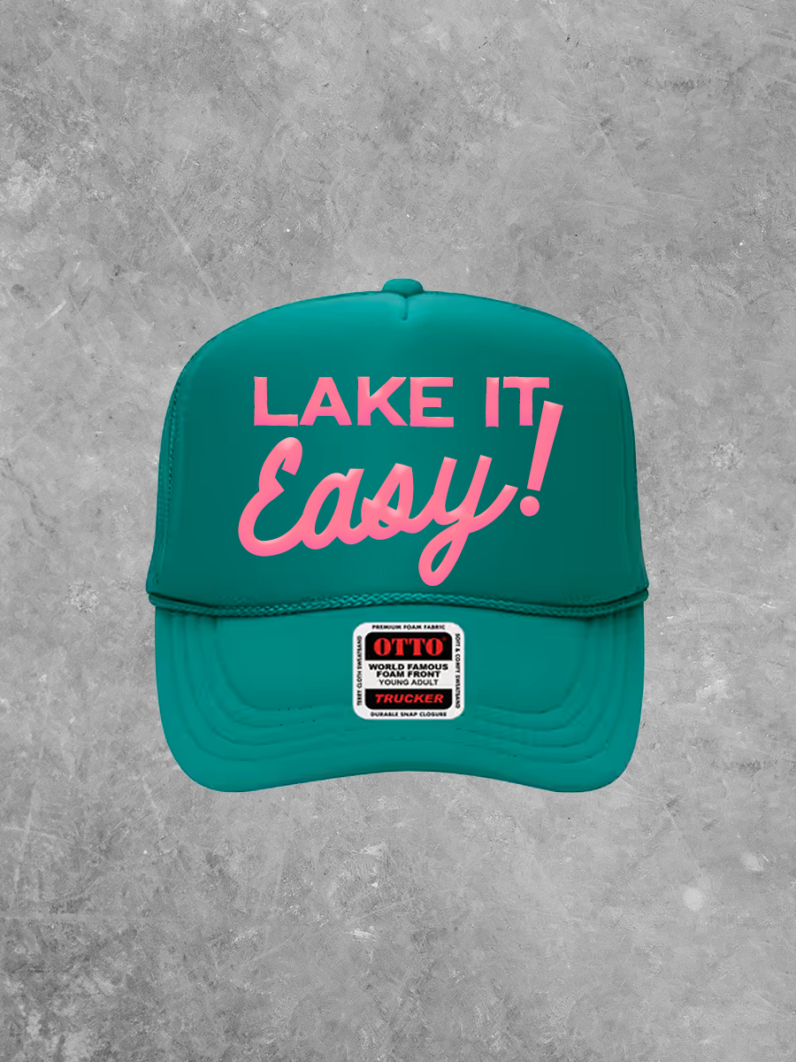 Underground OG: Lake It Easy, Pink Puff Summer Trucker Hat