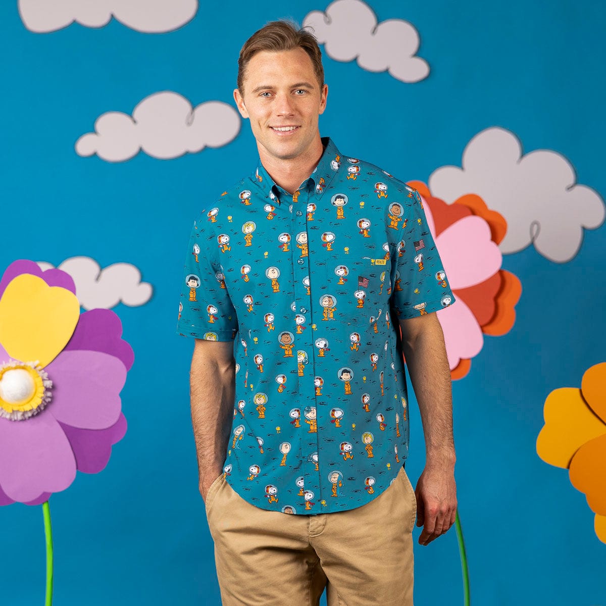 Peanuts “Astro 'Nuts” – KUNUFLEX Short Sleeve Shirt