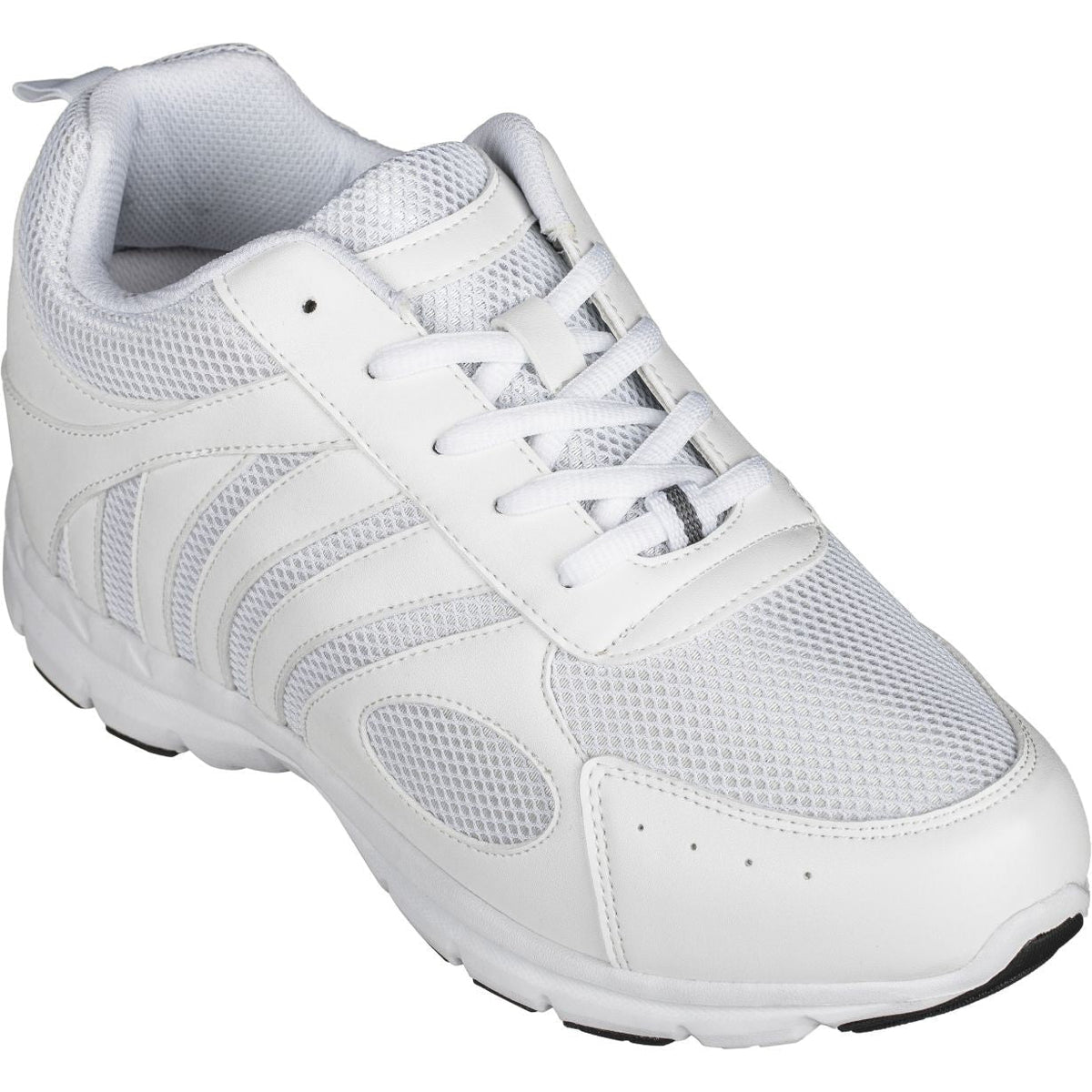 CALTO G3303 Light White Elevator Sneakers – 3 Inches Taller