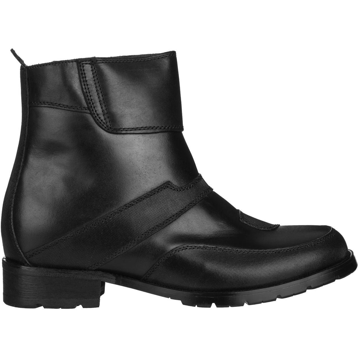 CALTO G6251 Elevator Motorcycle Boots – 3.3 Inch Height Boost, Black