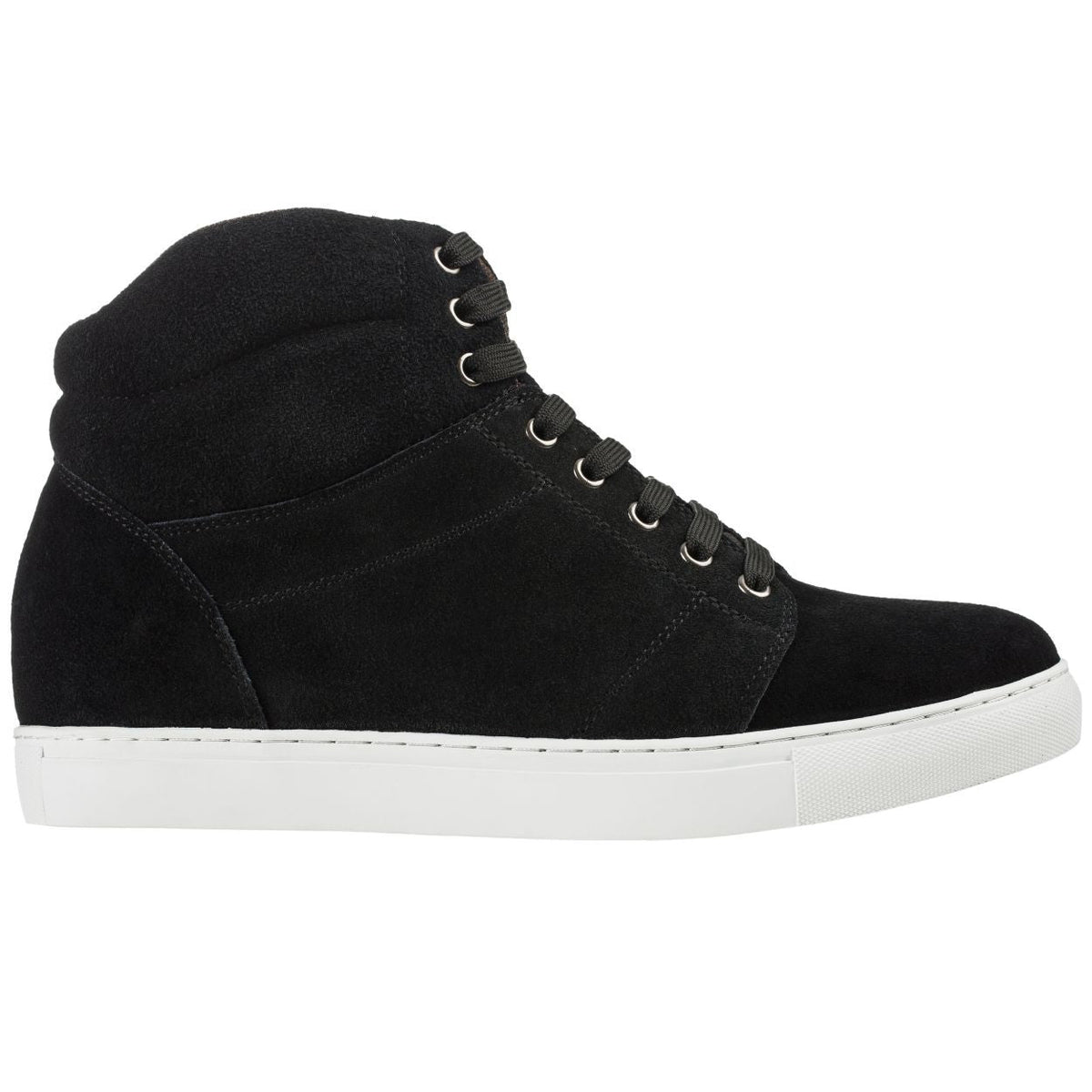 CALDEN K107201 Men's Elevator Sneakers – 3 Inches Taller (Black)