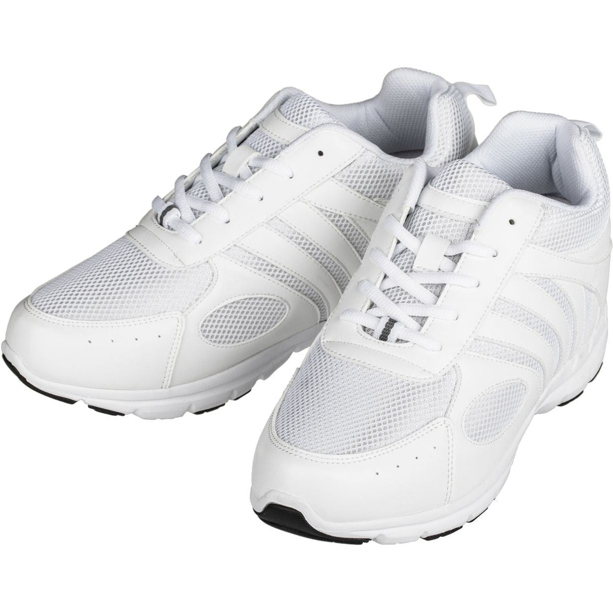 CALTO G3303 Light White Elevator Sneakers – 3 Inches Taller